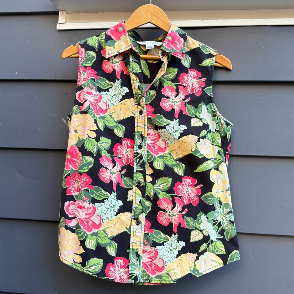 y2k Flower Tank